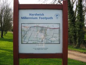 Greenwich Meridian Marker; England; Cambridgeshire; Hardwick